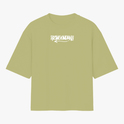 Camiseta com estampa frontal de lettering artístico moderno e estampa traseira de busto clássico com sobreposição de texto "democracy".