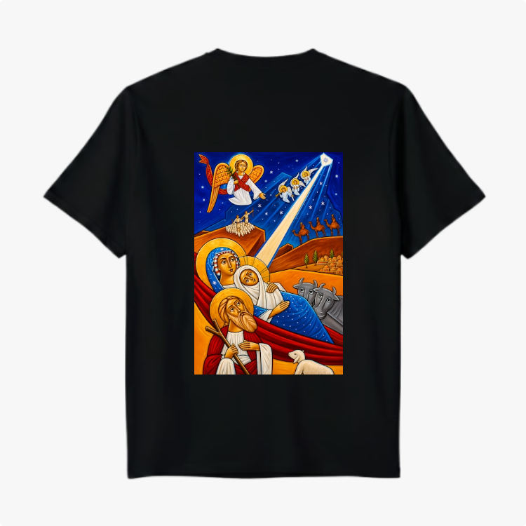 "Camiseta Premium Unissex A Luz que Veio ao Mundo" Camiseta Premium Unissex