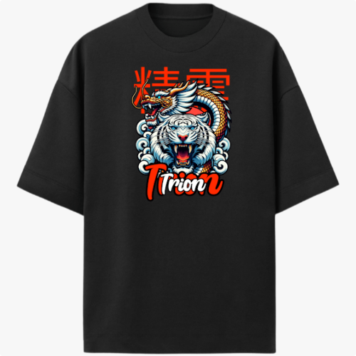 "TIGER AND DRAGON TRION" Camiseta Oversized Premium