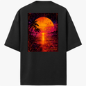 Camiseta Oversized Tropical Noise