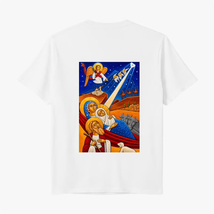 "Camiseta Premium Unissex A Luz que Veio ao Mundo" Camiseta Premium Unissex