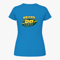 Camiseta com estampa frontal de "Rawbeat 88" em estilo esportivo dinâmico e estampa traseira de "Brasil 88" com mesmo estilo impactante.