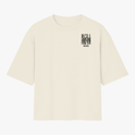 Camiseta com estampa frontal de uma gaiola estilizada acompanhada pela palavra "RECORDS" em fonte simples abaixo, localizada no lado esquerdo superior.
