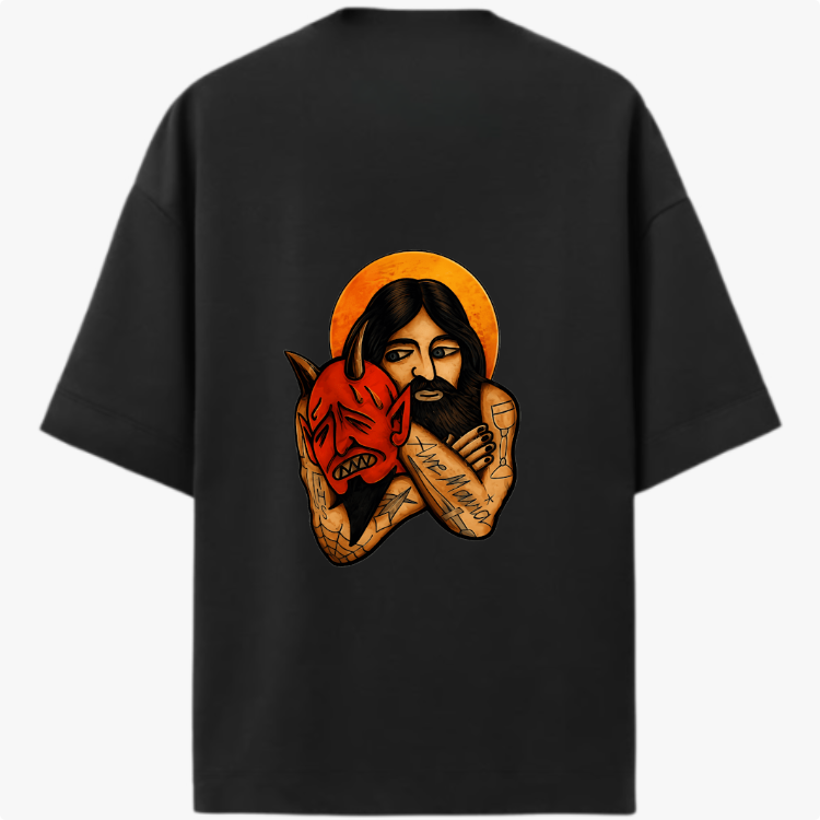 "Camiseta Oversized Premium Mata Leão" Camiseta Oversized Premium