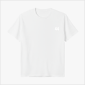 Camiseta com estampa frontal de número "44" e estampa traseira de figura de campeão segurando uma bandeira do Brasil, sobreposta a texto inspirador.