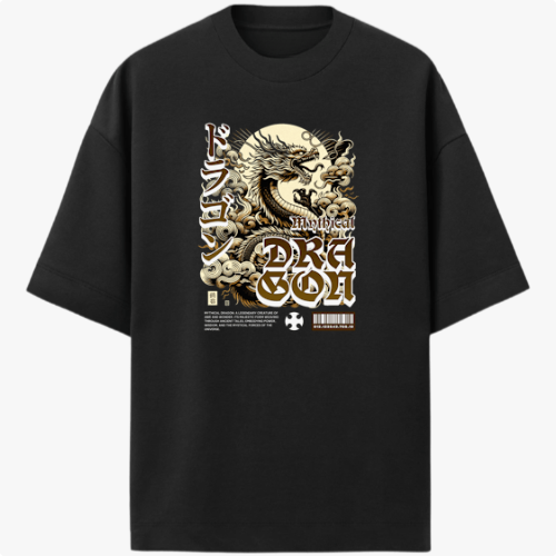 "DRAGON TRION" Camiseta Oversized Premium