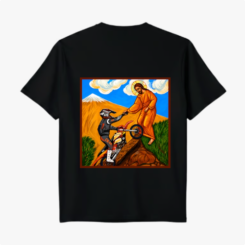 "Camiseta Premium Unissex Jesus Levanta os Destemidos" Camiseta Premium Unissex