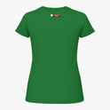 Camiseta com estampa frontal de gato com chapéu de mago, lendo um livro cercado por cristais e névoa; estampa traseira com pequeno logotipo textual.