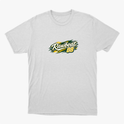 Camiseta com estampa frontal de "Rawbeat 88" em estilo gráfico dinâmico e estampa traseira de "Brasil 88" com design arrojado e número destacado.