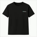 Camiseta com estampa frontal de "#Comunidade do Renatinho" e estampa traseira de "#layoutmeumelhoramigo".