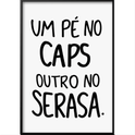 Quadro Decorativo Divertido Frase Engraçada para Sala, Quarto ou Escritório