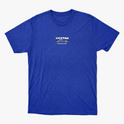 Camiseta com estampa frontal de texto com o design "Iron Discipline" em estilo gráfico robusto e moderno, destacando linhas fortes e elementos industriais.