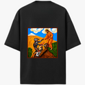 "Camiseta Oversized Premium Jesus Levanta os Destemidos" Camiseta Oversized Premium