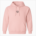 Moletom com estampa frontal de texto simples "Sunday Running Club" no peito e estampa traseira maior com o mesmo texto com adicional "ninexproject".