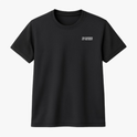 Camiseta com estampa frontal de "The Runners of the Night" em pequeno destaque e estampa traseira grandes letras de "The Runners of the Night" e "Rowker Club".