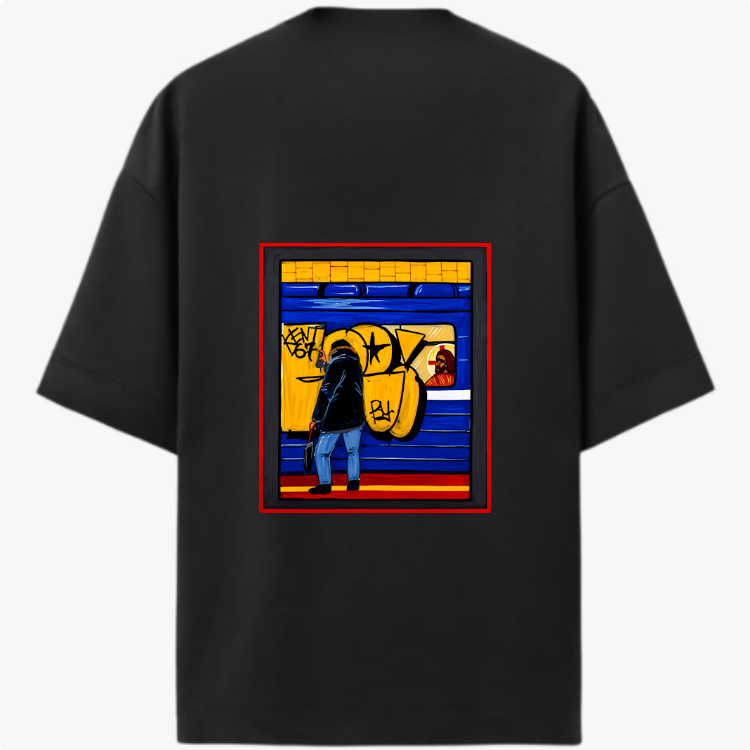 "Camiseta Oversized Premium Cristo no Caminho" Camiseta Oversized Premium