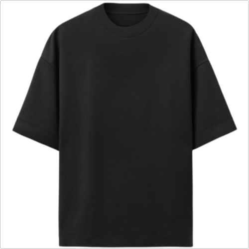 Camiseta sem estampa frontal e sem estampa traseira.