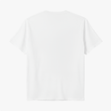 Camiseta sem estampa frontal e sem estampa traseira.