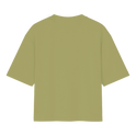 Camiseta sem estampa frontal.