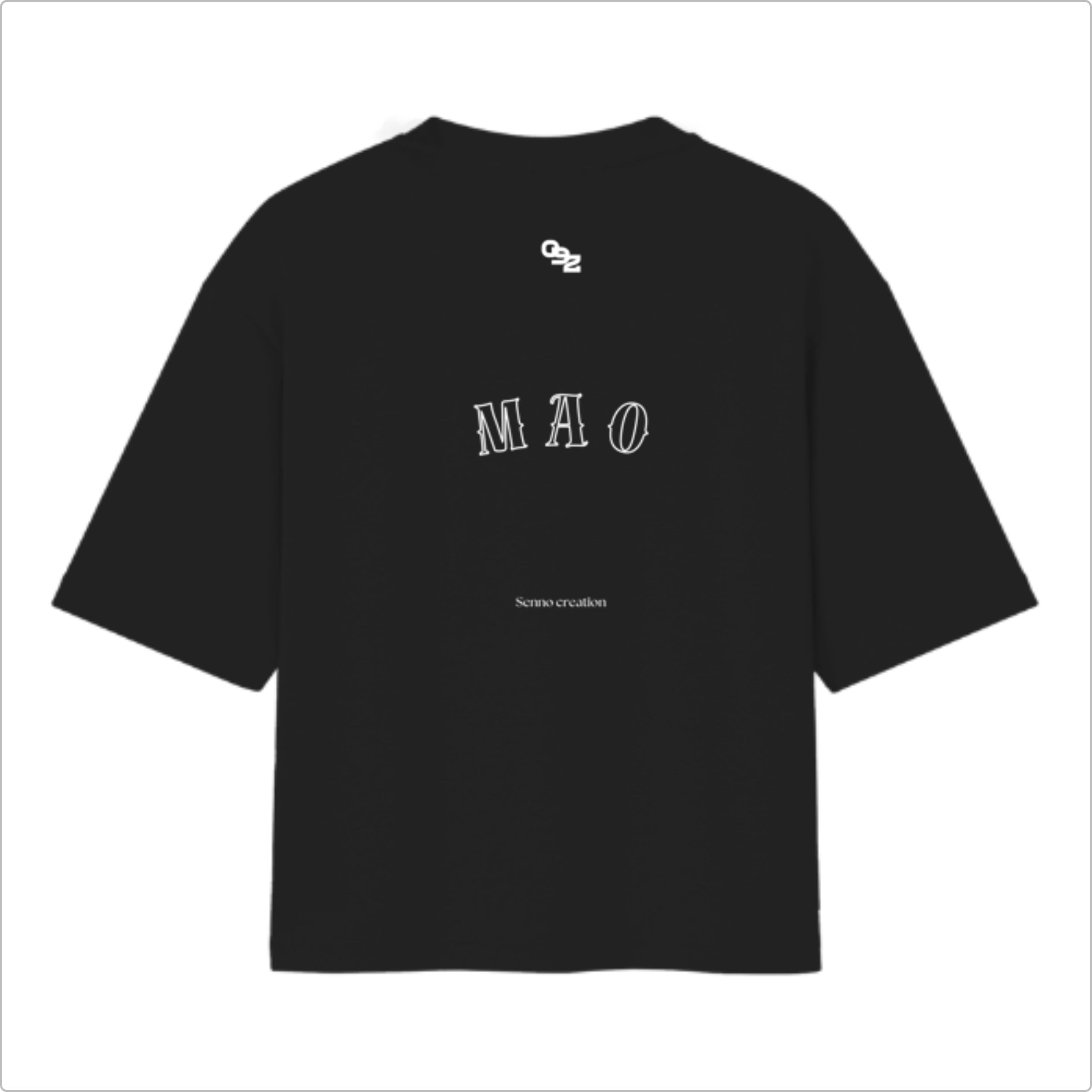 Camiseta com estampa frontal de 