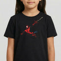 "spider man web" Camiseta infantil 4 a 9 anos