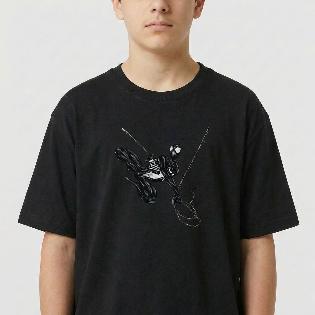 "spider web" Camiseta Juvenil 10 a 16 anos