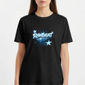 "Camiseta Regular Midnight Graffiti" Camiseta Básica Unissex