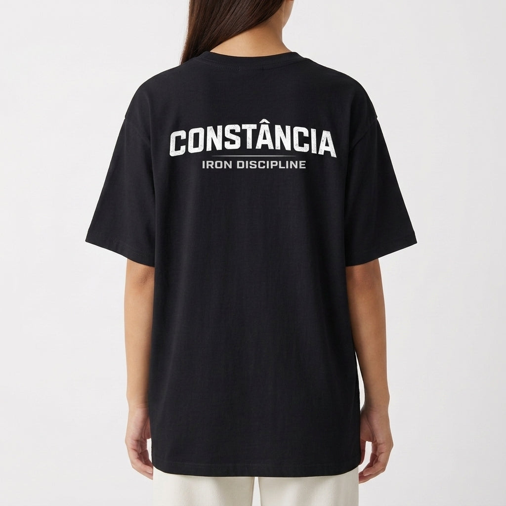 Camiseta com estampa frontal de 