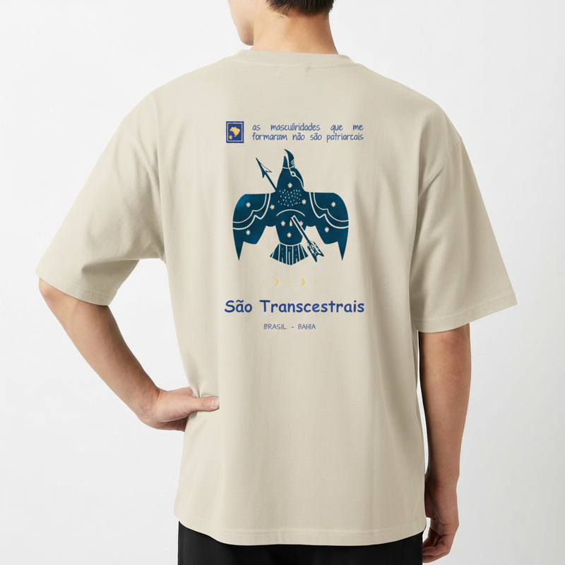 "TRANSCESTRAIS" Camiseta Oversized Básica