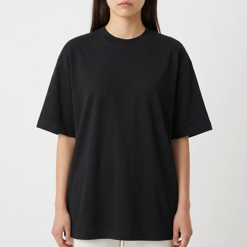 Camiseta Oversized Básica Lisa (Sem Estampa)
