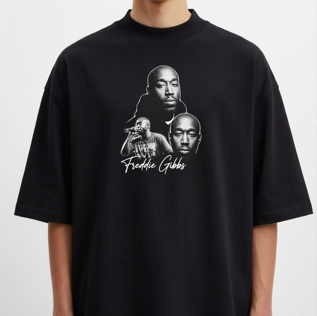 "CAMISETA OVERSIZED PREMIUM FREDDIE GIBBS" Camiseta Oversized Premium