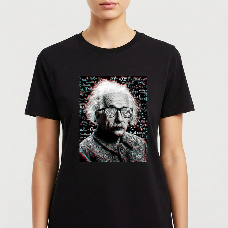 "Camiseta Albert Einstein Premium Unissex 100% Algodão – Estampa Frontal Cientista Física Relatividade" Camiseta Premium Unissex