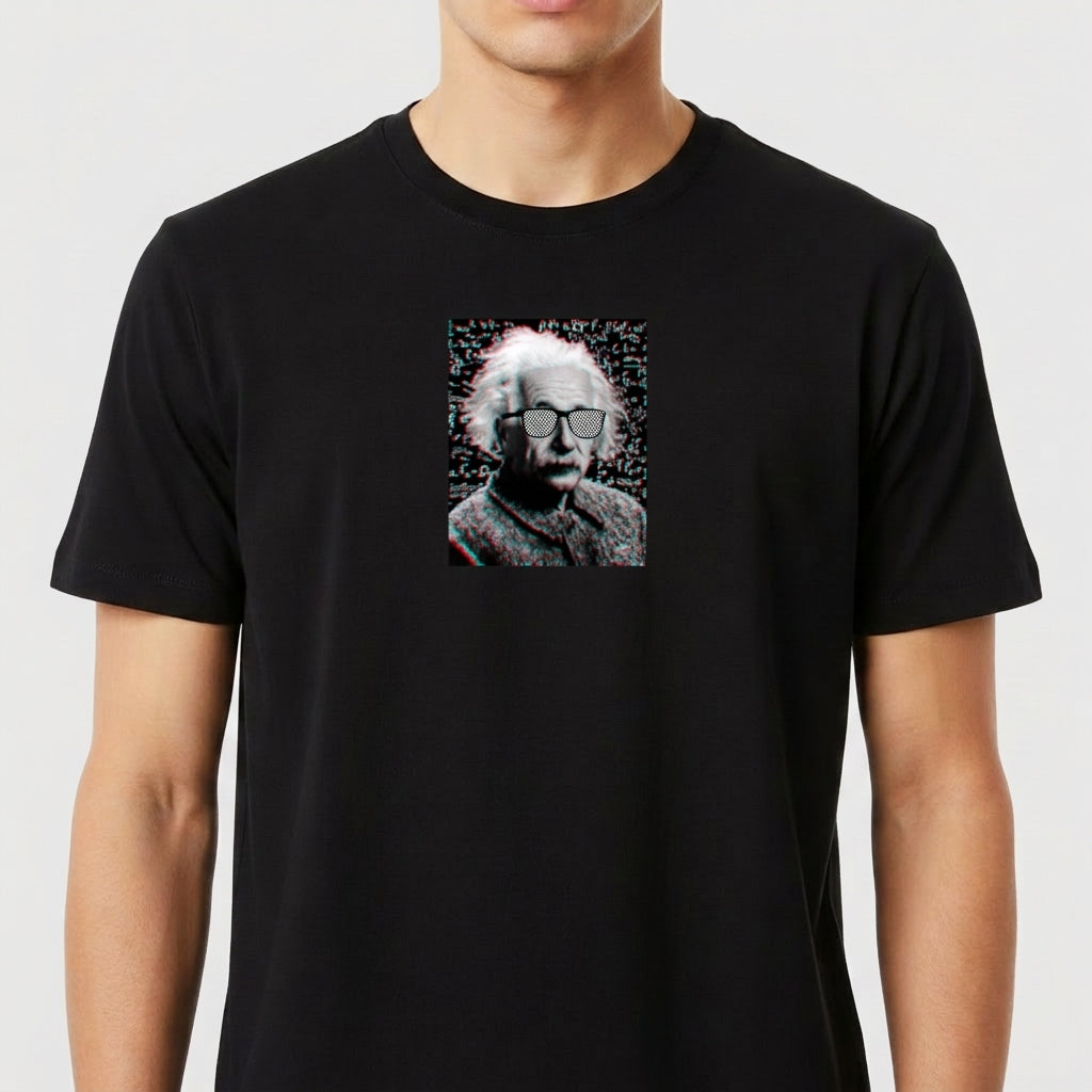 "Camiseta Albert Einstein Premium Unissex 100% Algodão – Estampa Frontal Cientista Física Relatividade" Camiseta Premium Unissex